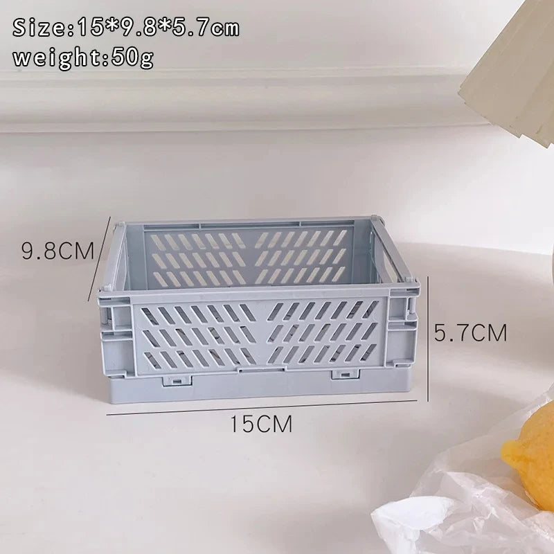 Foldable Desktop Storage Basket