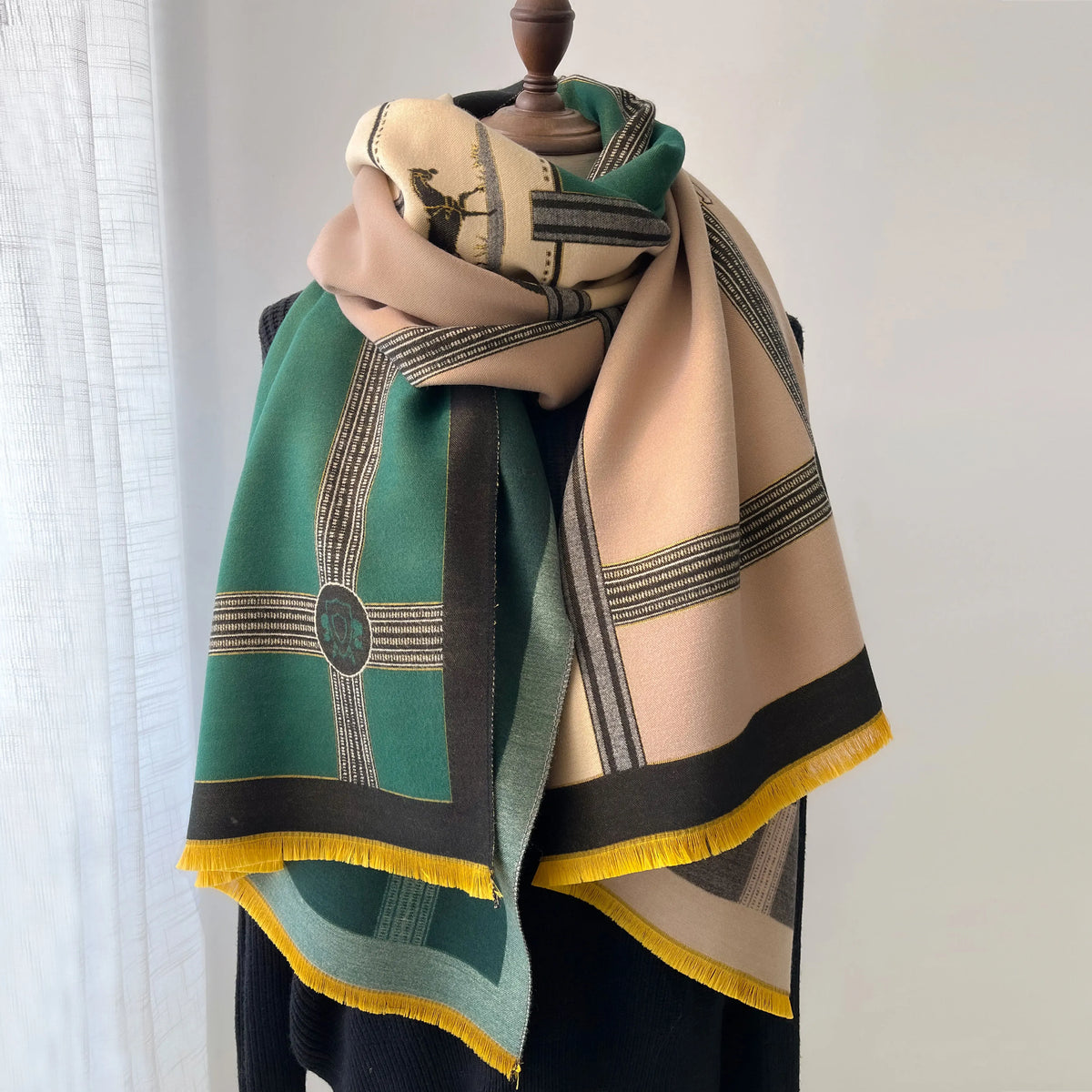 Printed Winter Wrap