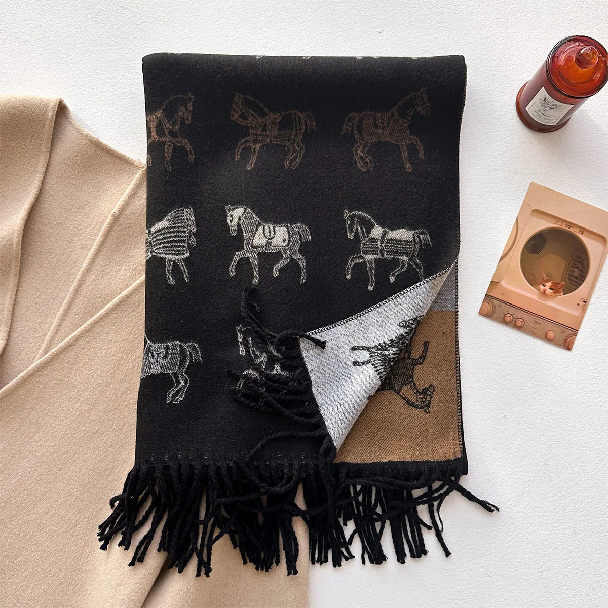 Horse Print Shawl