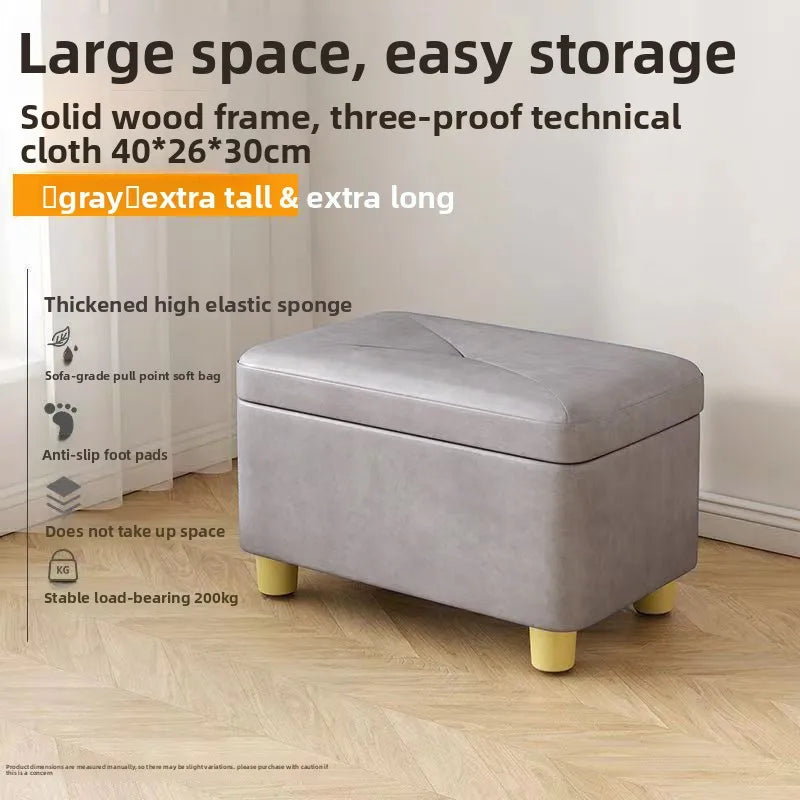 Upholstered Storage Ottoman