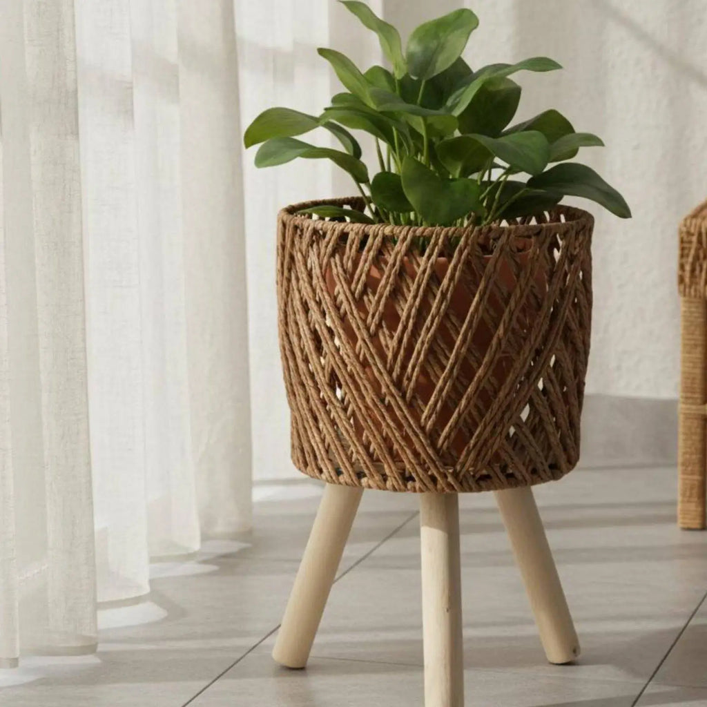 Woven Plant Stand