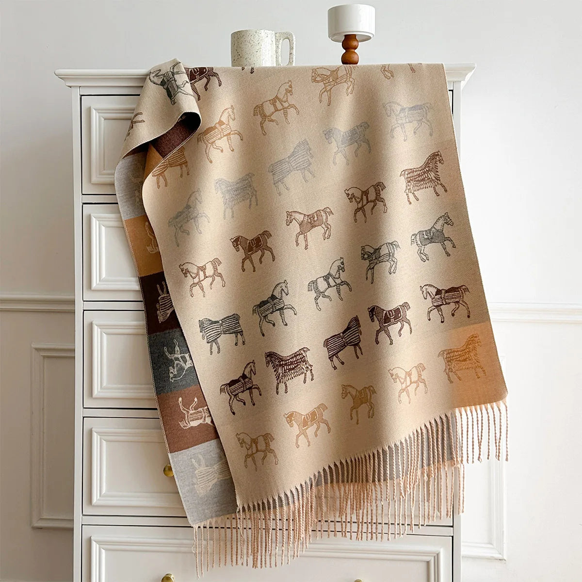 Horse Print Shawl