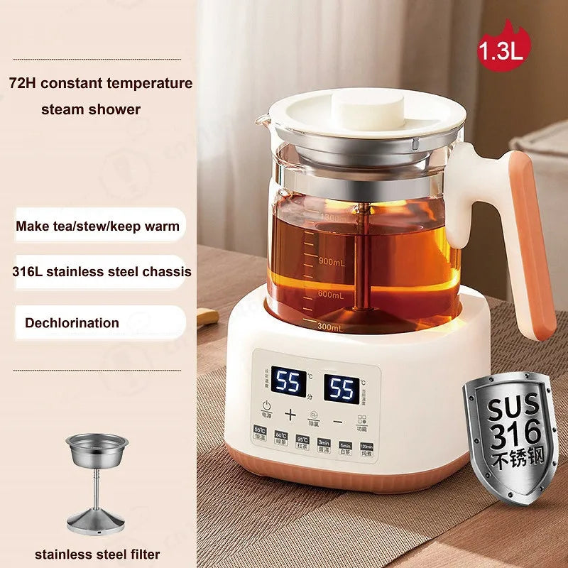 Glass Tea Kettle, 1.3 L
