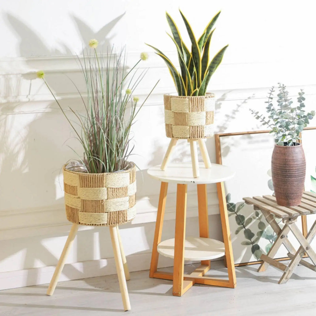 Woven Plant Stand