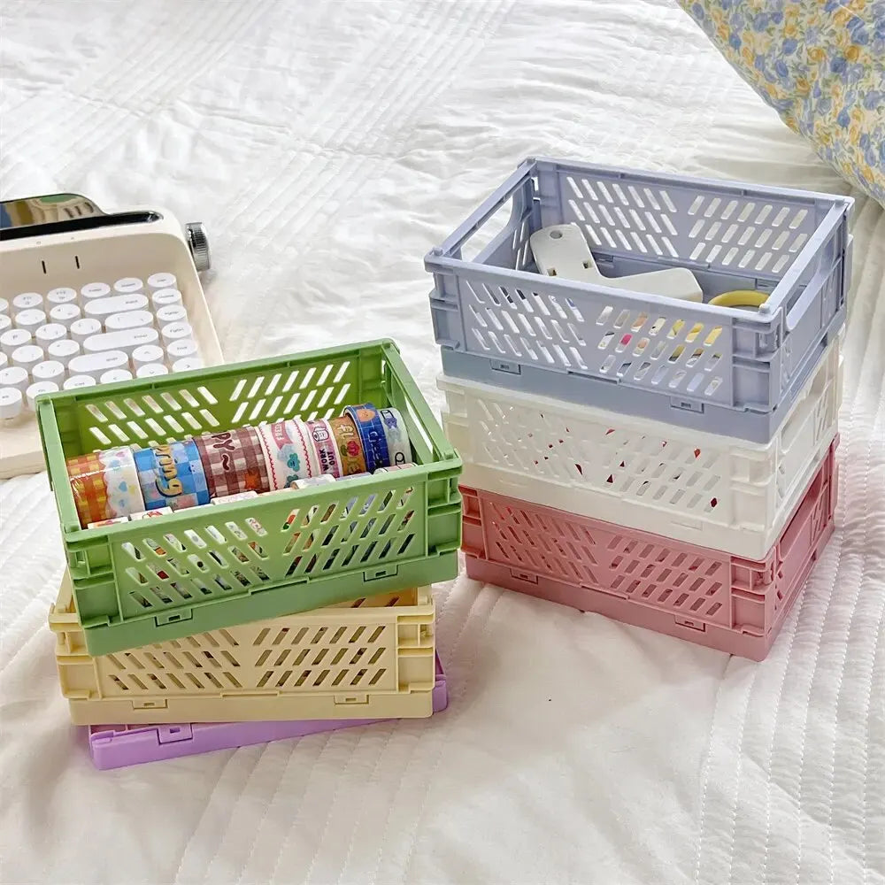 Foldable Desktop Storage Basket