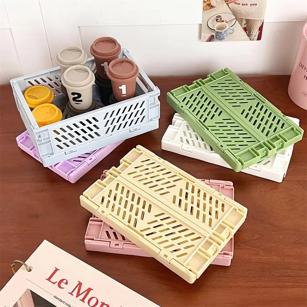 Foldable Desktop Storage Basket