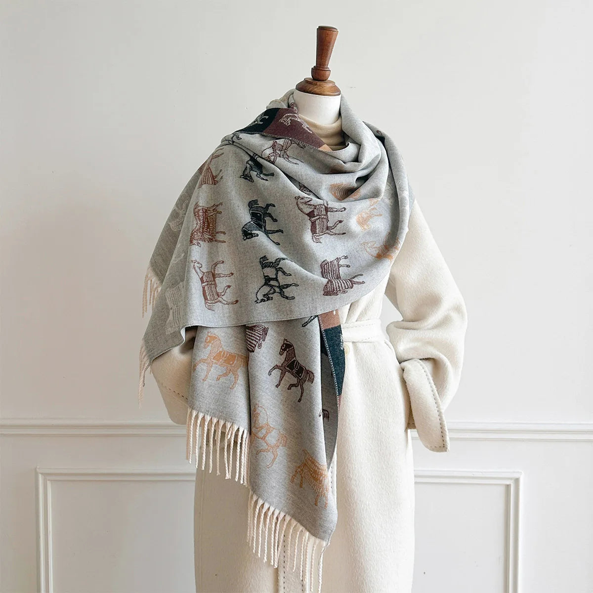 Horse Print Shawl