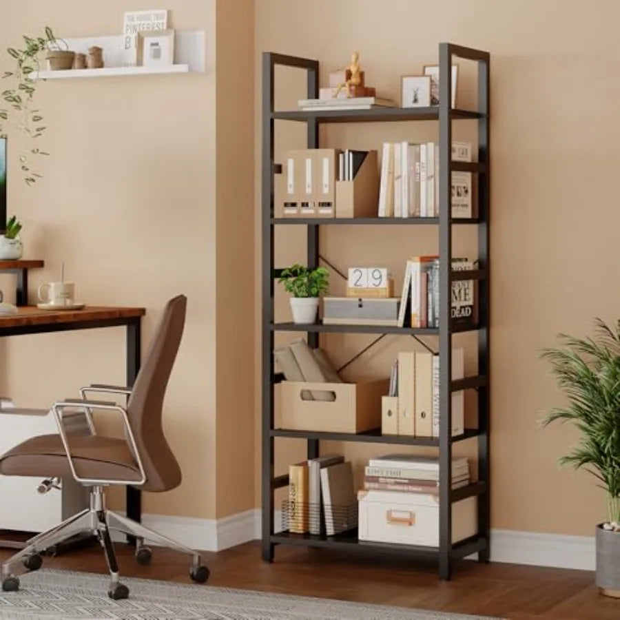5-Tier Open Bookshelf