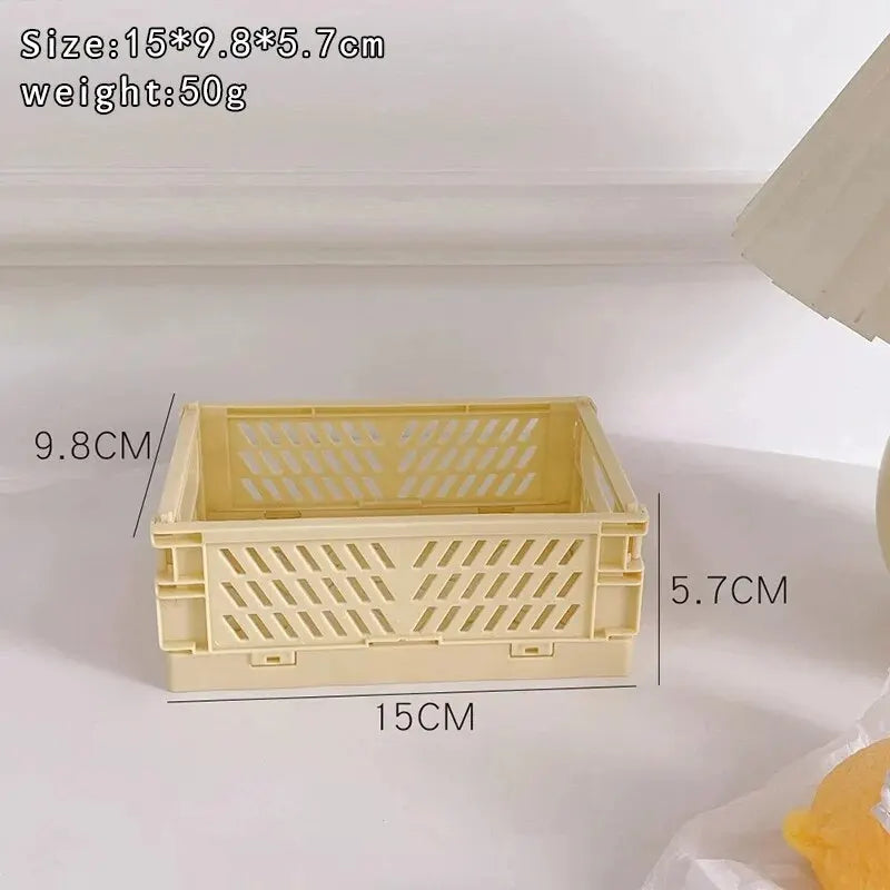Foldable Desktop Storage Basket