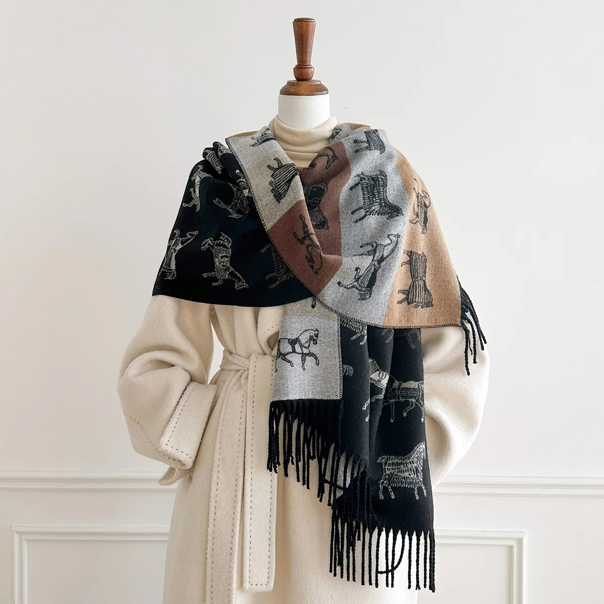 Horse Print Shawl