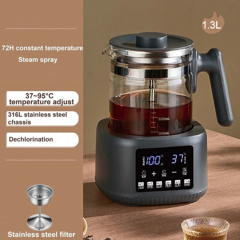 Glass Tea Kettle, 1.3 L