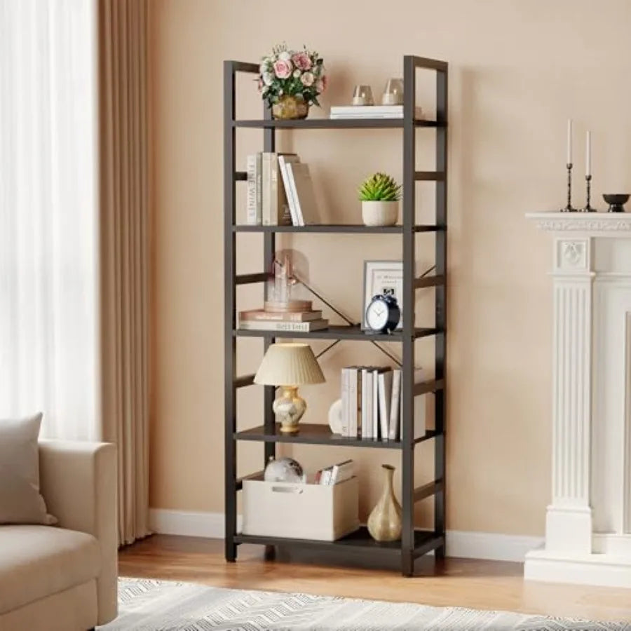 5-Tier Open Bookshelf