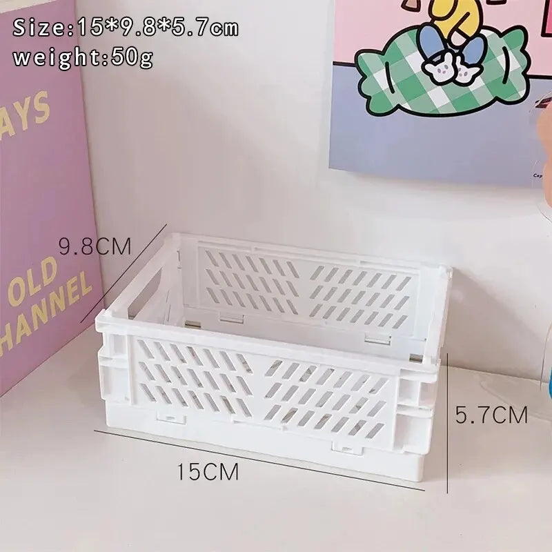 Foldable Desktop Storage Basket