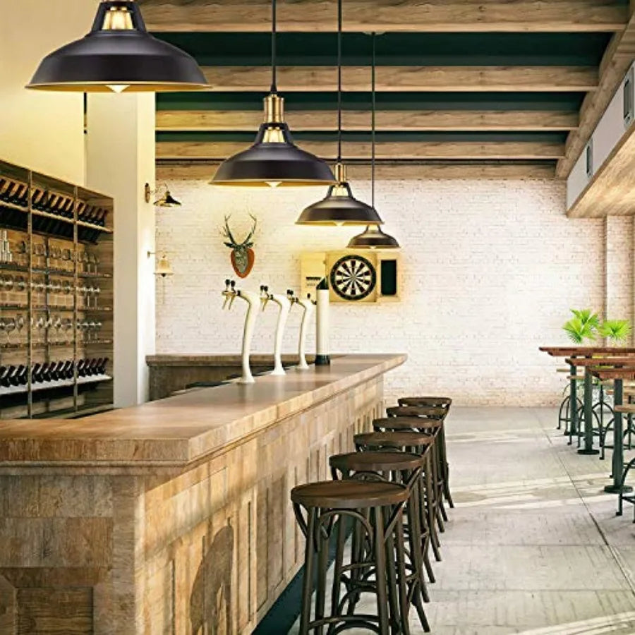 Farmhouse Pendant Lights (3 Pack)