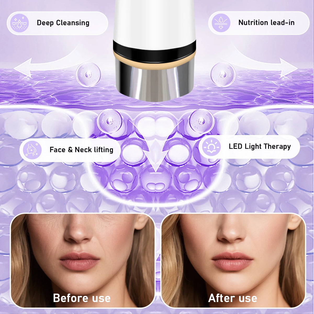 Facial Massager, 4 Modes