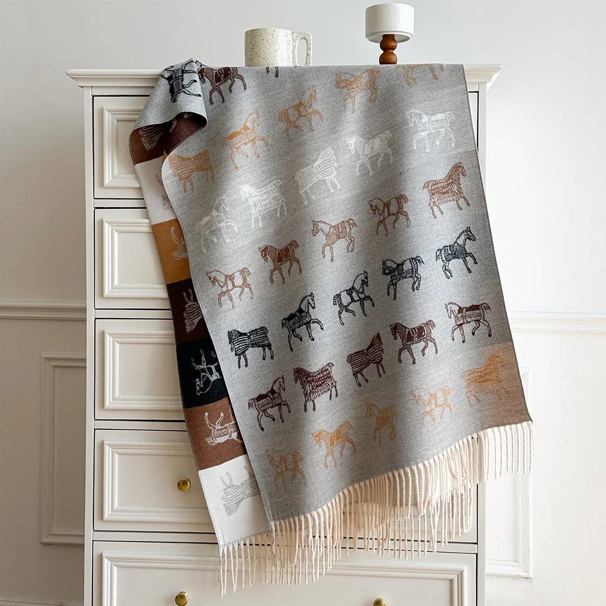 Horse Print Shawl