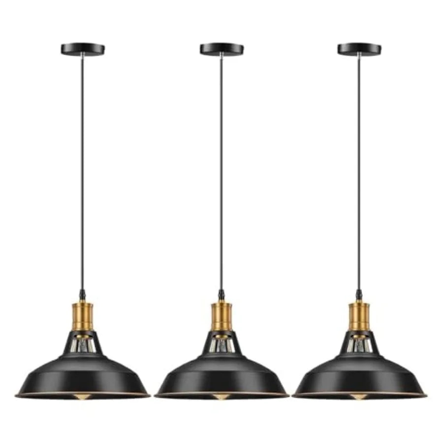 Farmhouse Pendant Lights (3 Pack)
