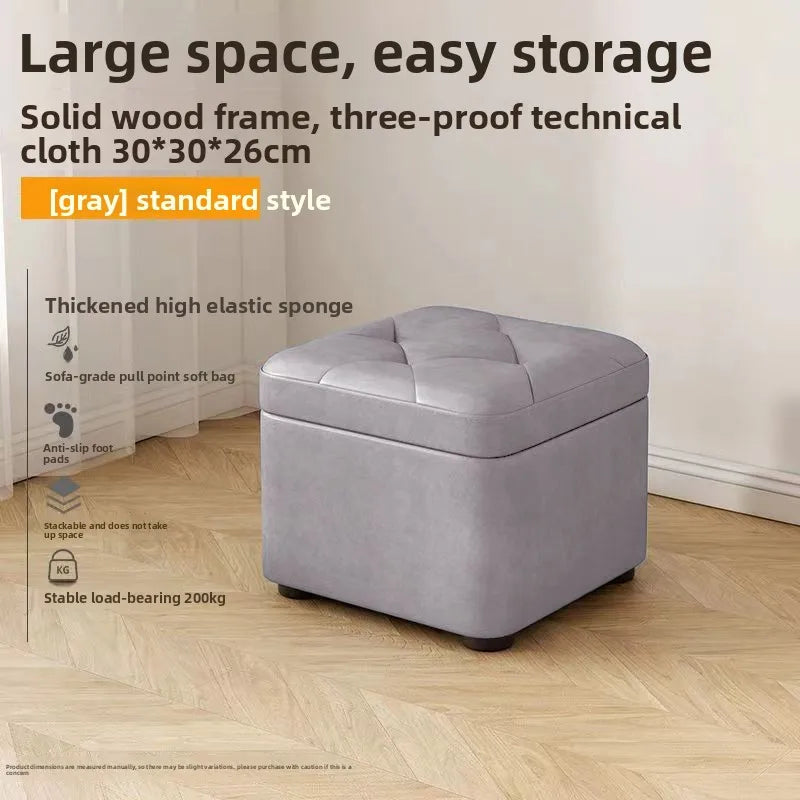 Upholstered Storage Ottoman