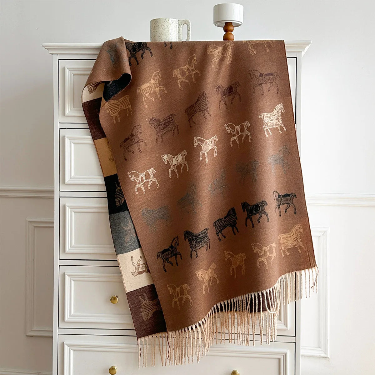 Horse Print Shawl