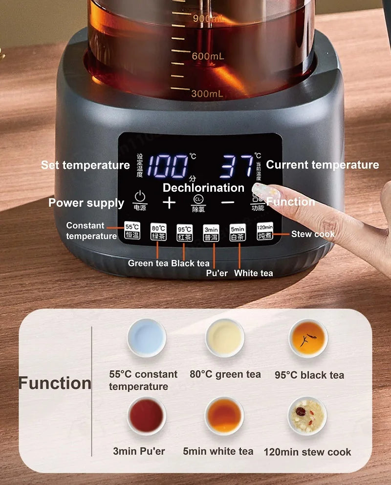 Glass Tea Kettle, 1.3 L