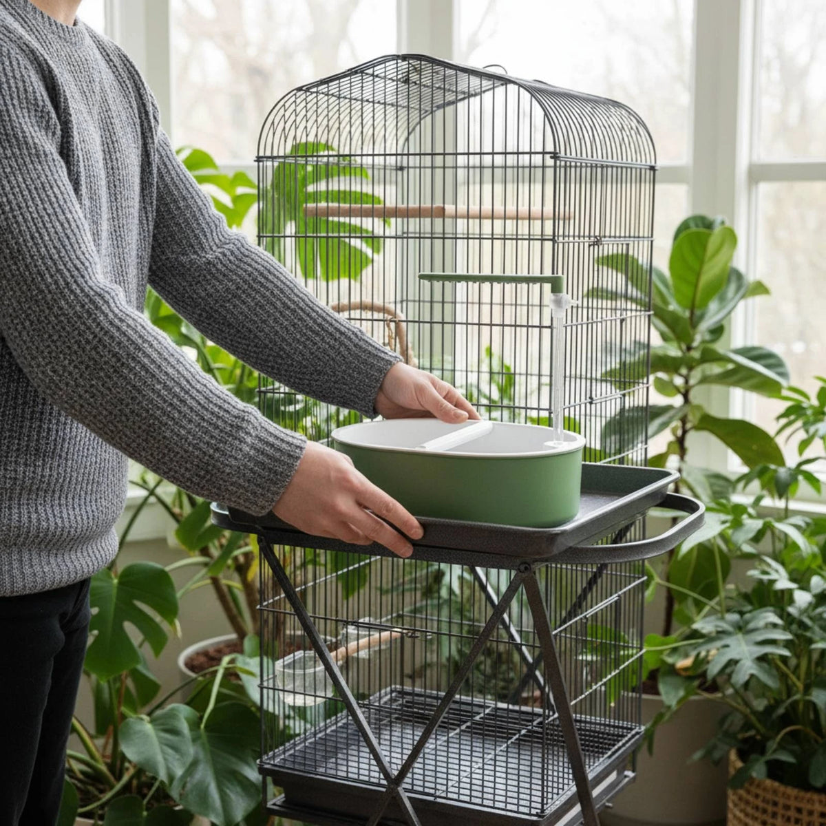 Parrot Bath Basin