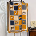 Horse Print Poncho