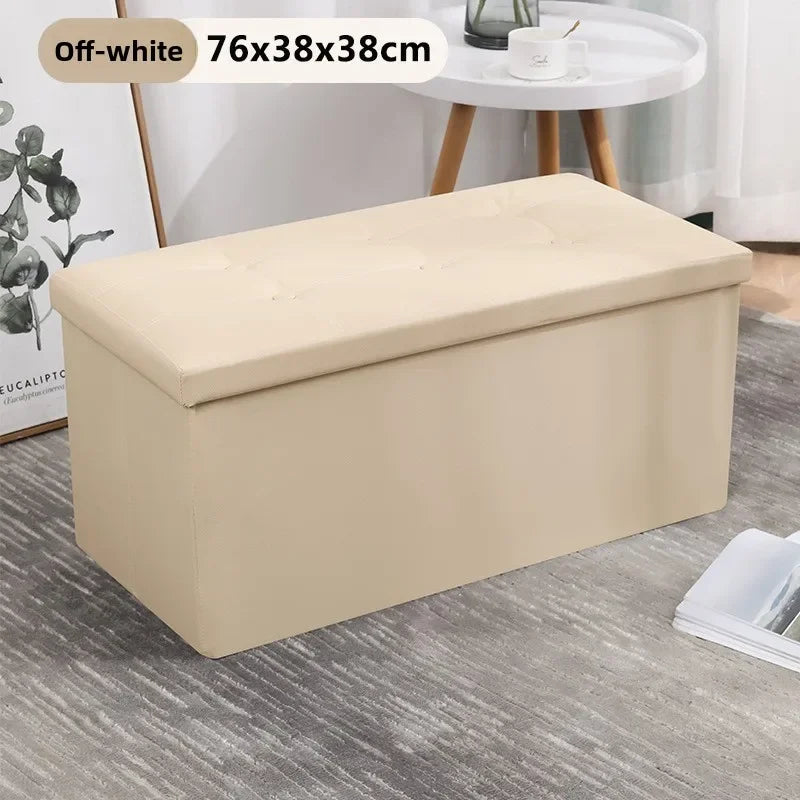 Folding Storage Ottoman