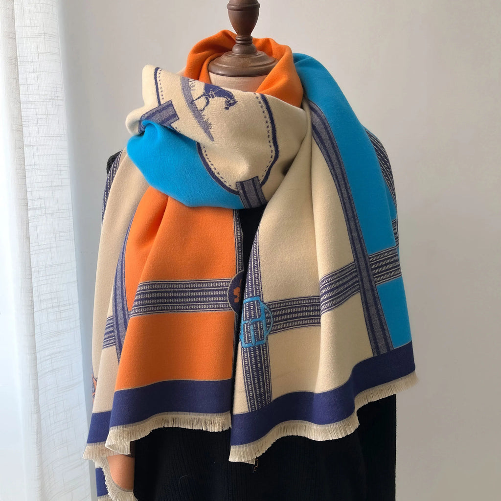 Printed Winter Wrap