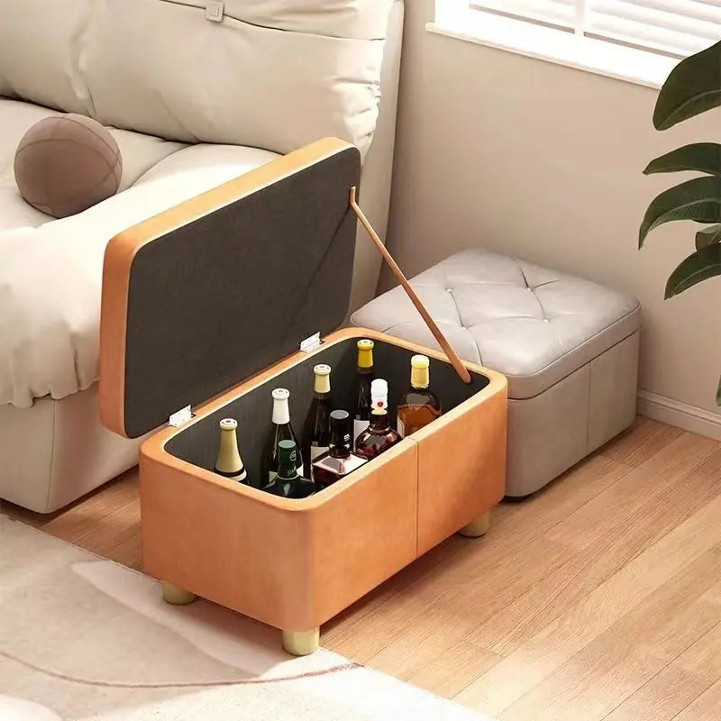 Upholstered Storage Ottoman