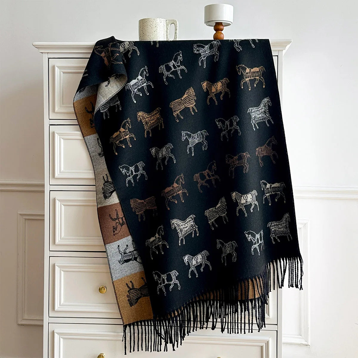 Horse Print Shawl