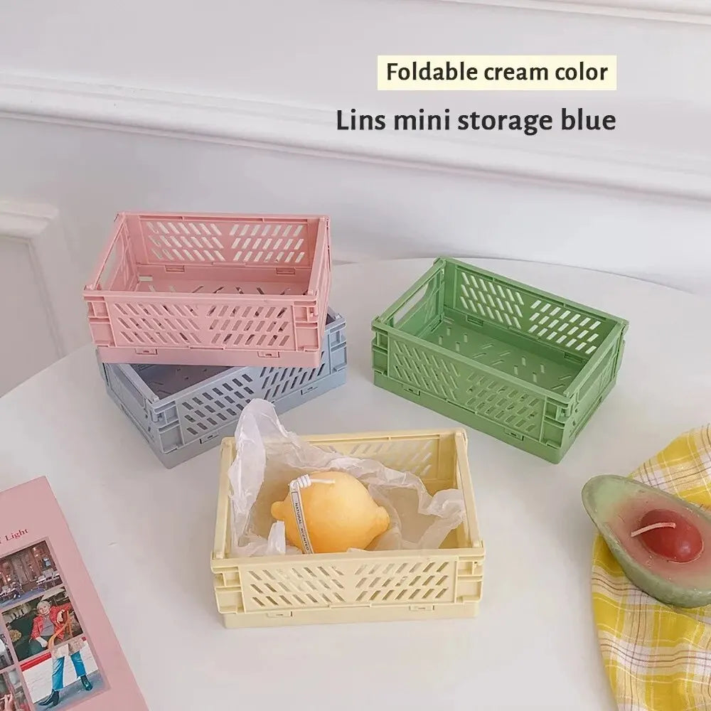 Foldable Desktop Storage Basket