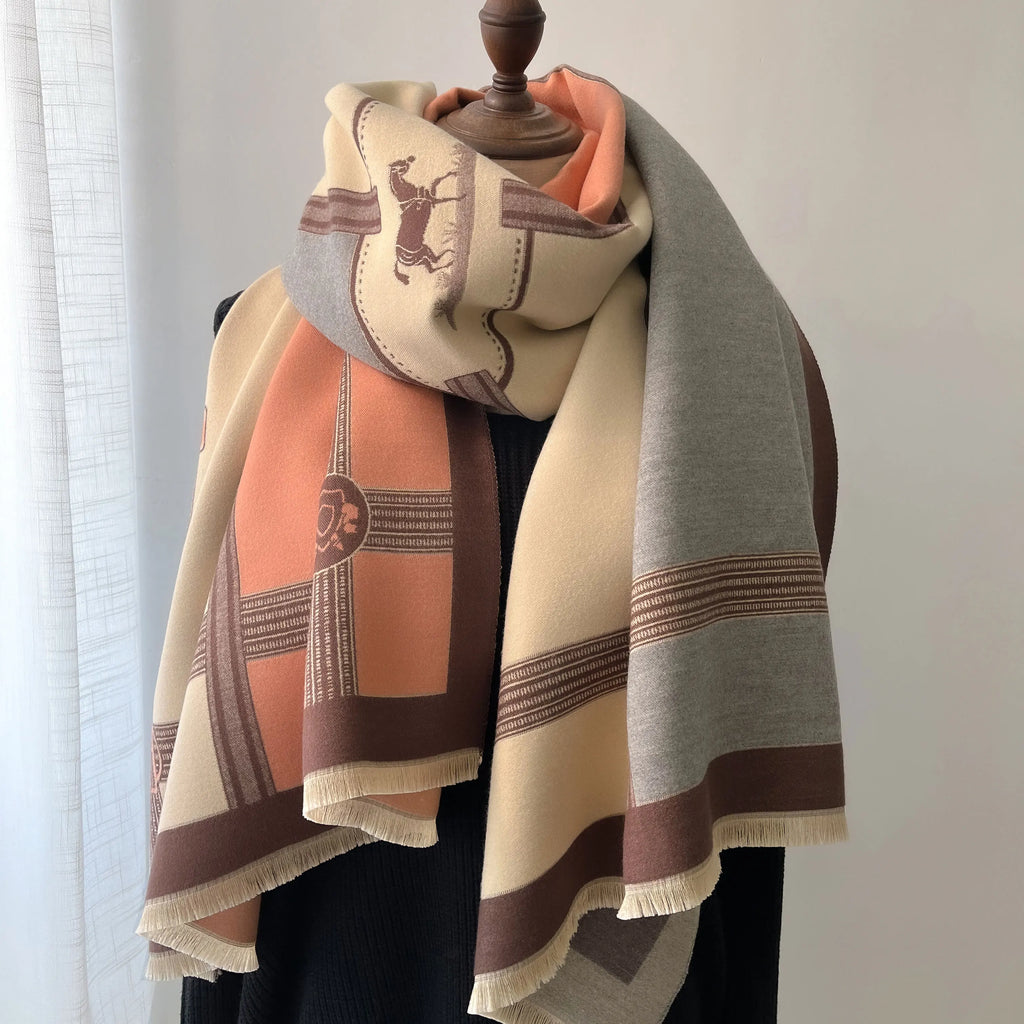 Printed Winter Wrap
