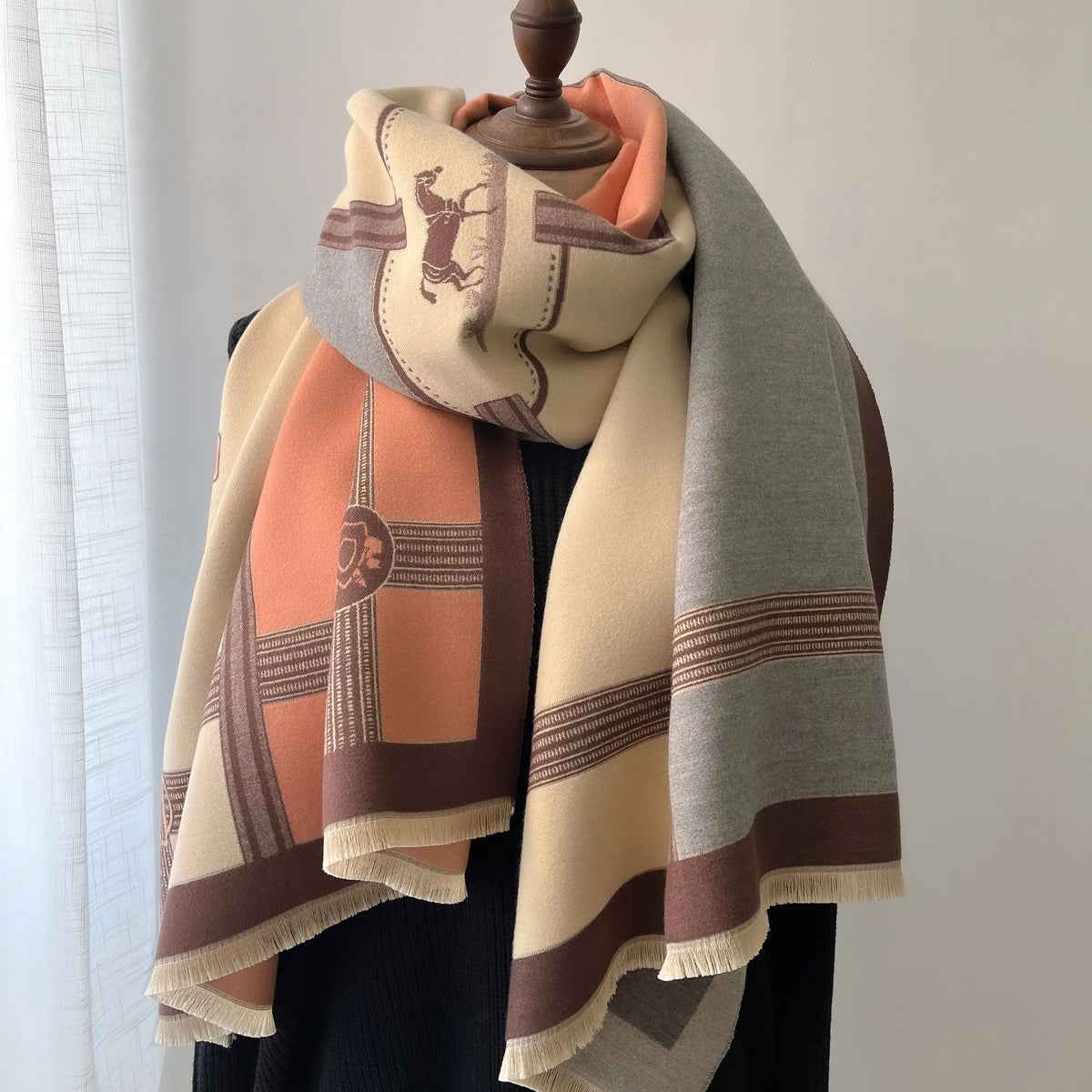Printed Winter Wrap