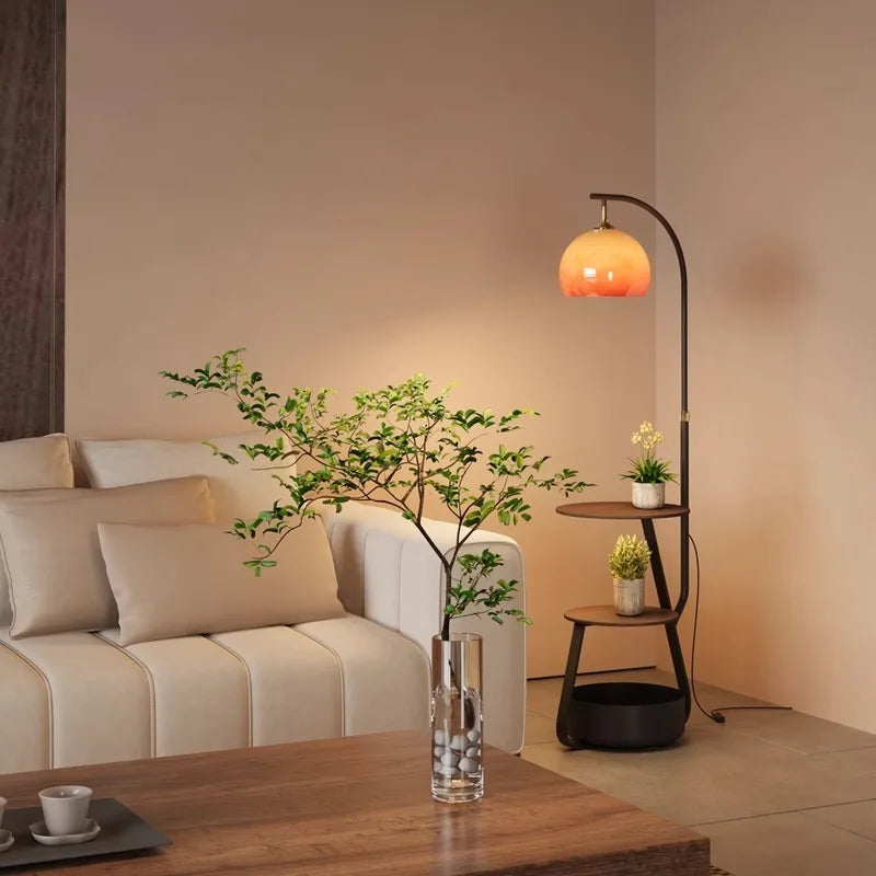 Antique Bedside Floor Lamp