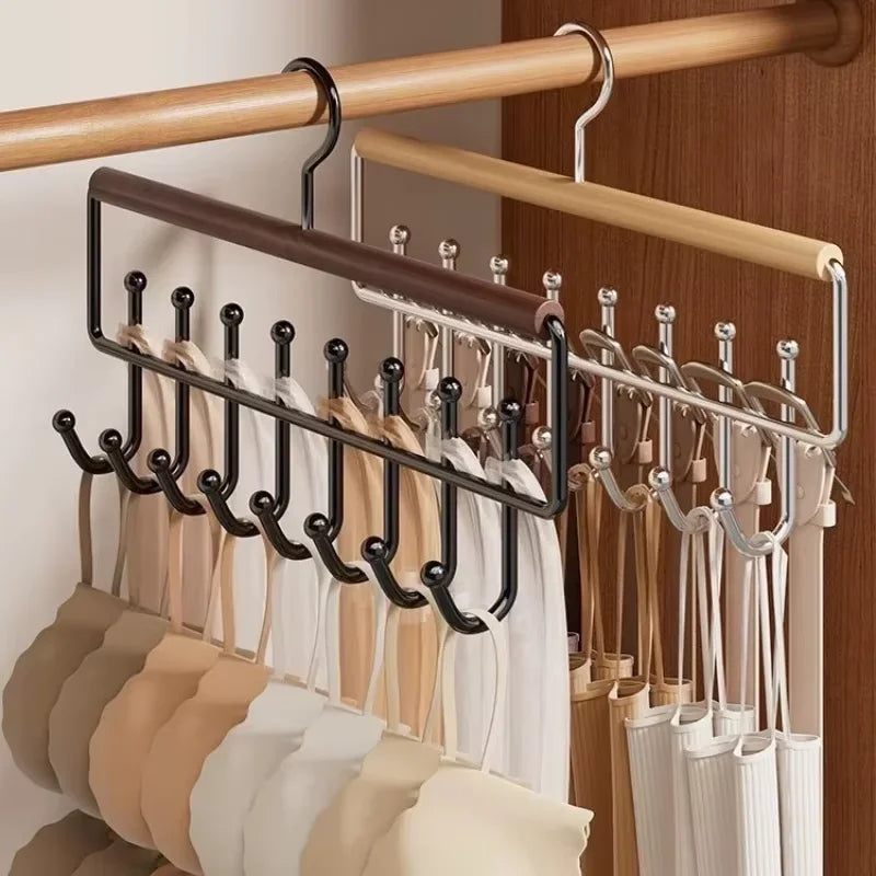 Wooden Hat & Belt Rack