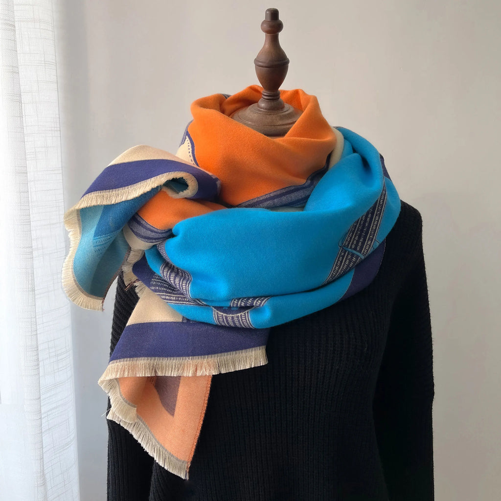 Printed Winter Wrap