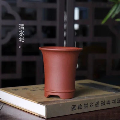 Purple Clay Bonsai Pot