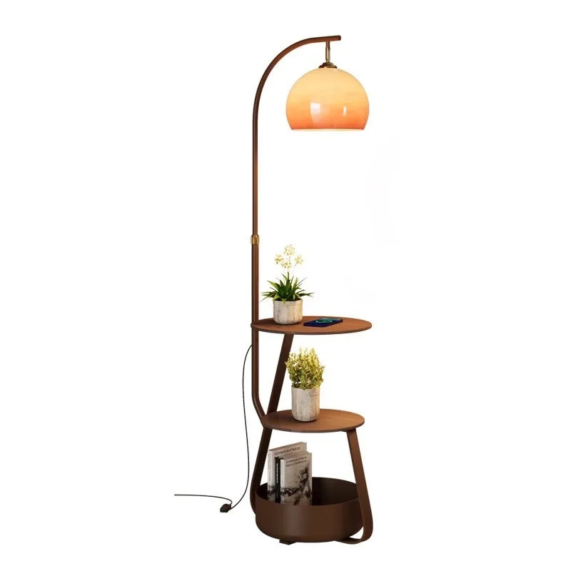 Antique Bedside Floor Lamp